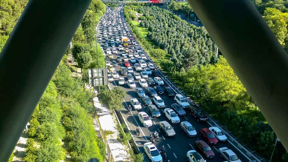 Пробки и дорожное движение в Иране