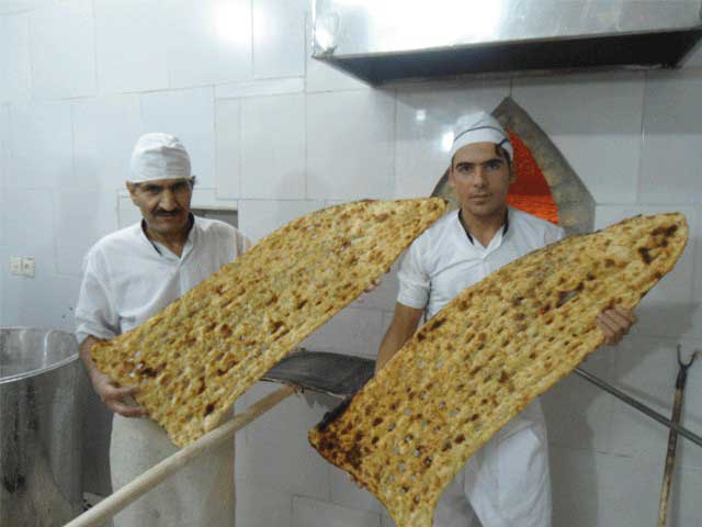 иранский хлеб сангяк