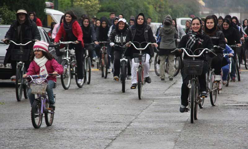 Права женщин Езда на велосипеде в Иране